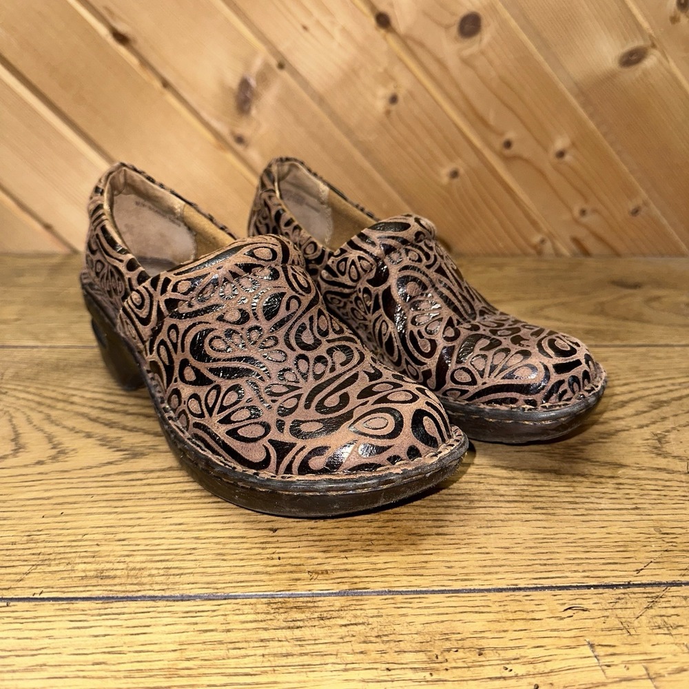BOC Born Concept Brown Nursing‎ Shoes Peggy Slip On Clogs BC6630 | Women's 7 $50